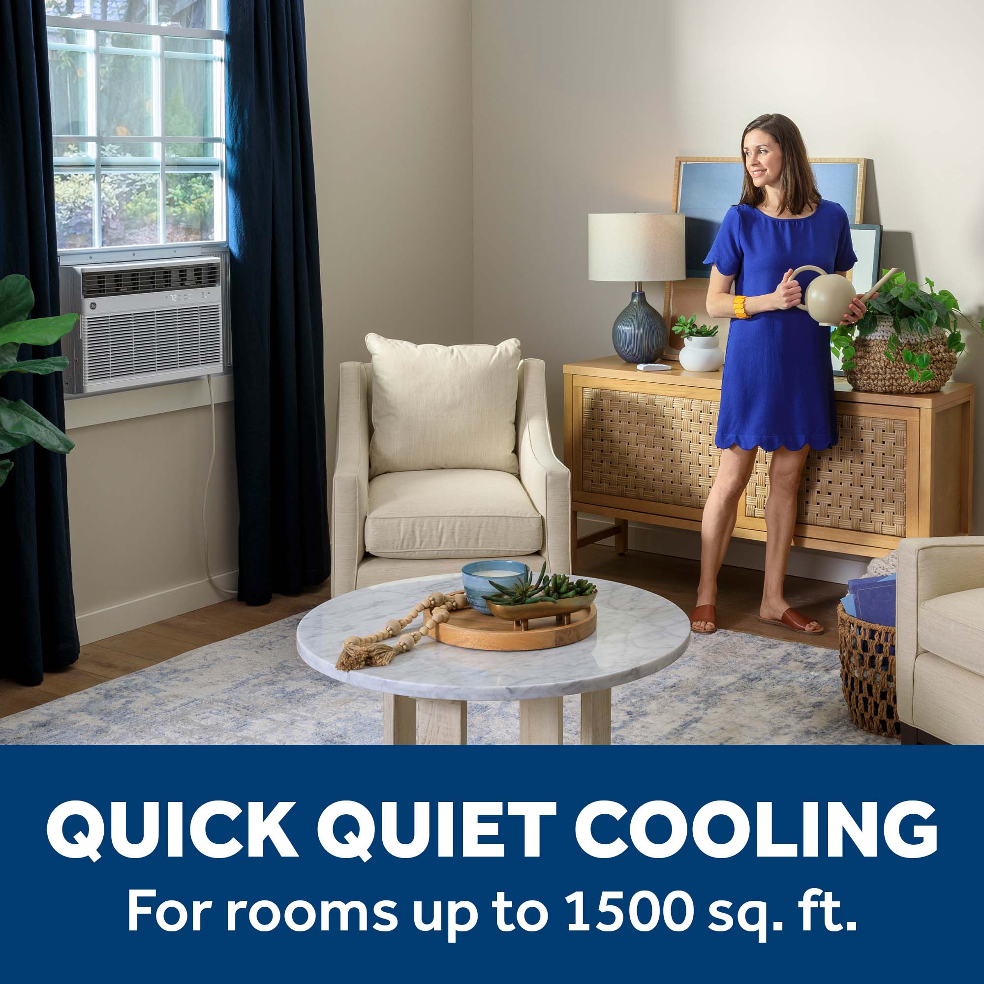 24,000 BTU Smart Heat/Cool Electronic Window Air Conditioner for Extra-Large Rooms up to 1,500 sq. ft. view 22