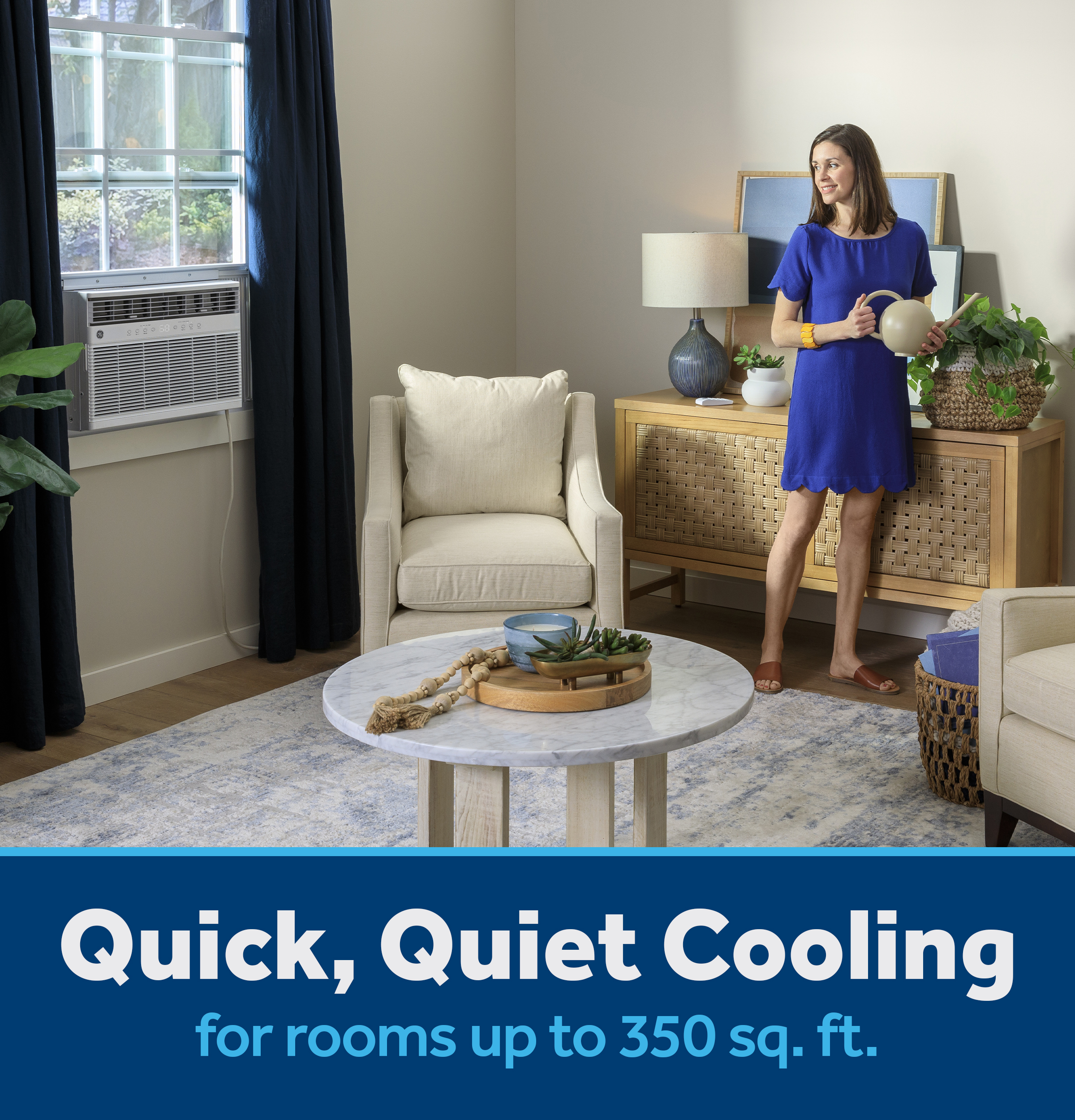 8,000 BTU Smart Heat/Cool with Heat Pump Electronic Window Air Conditioner for Medium Rooms up to 350 sq. ft. view 11
