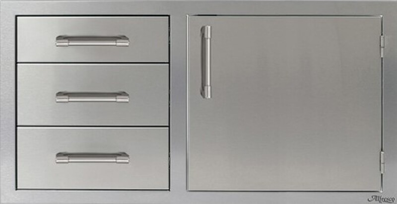 42″ COMBO DOOR & DRAWERS Door on Left/Right AXEDDCLR42SC