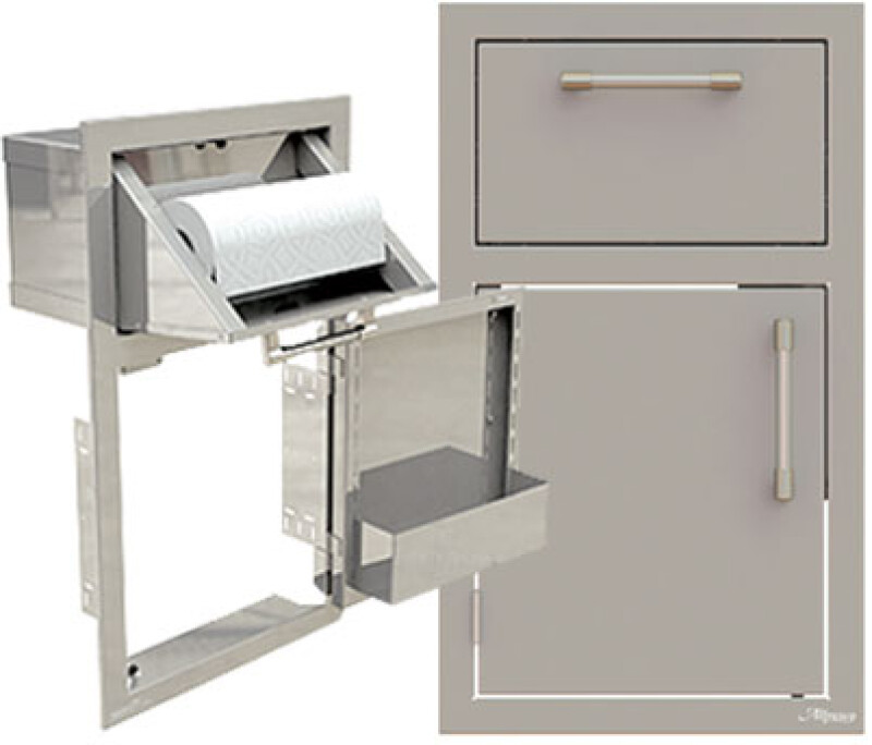 DOOR/PAPER TOWEL HOLDER Hinges on Left AXEDTHL