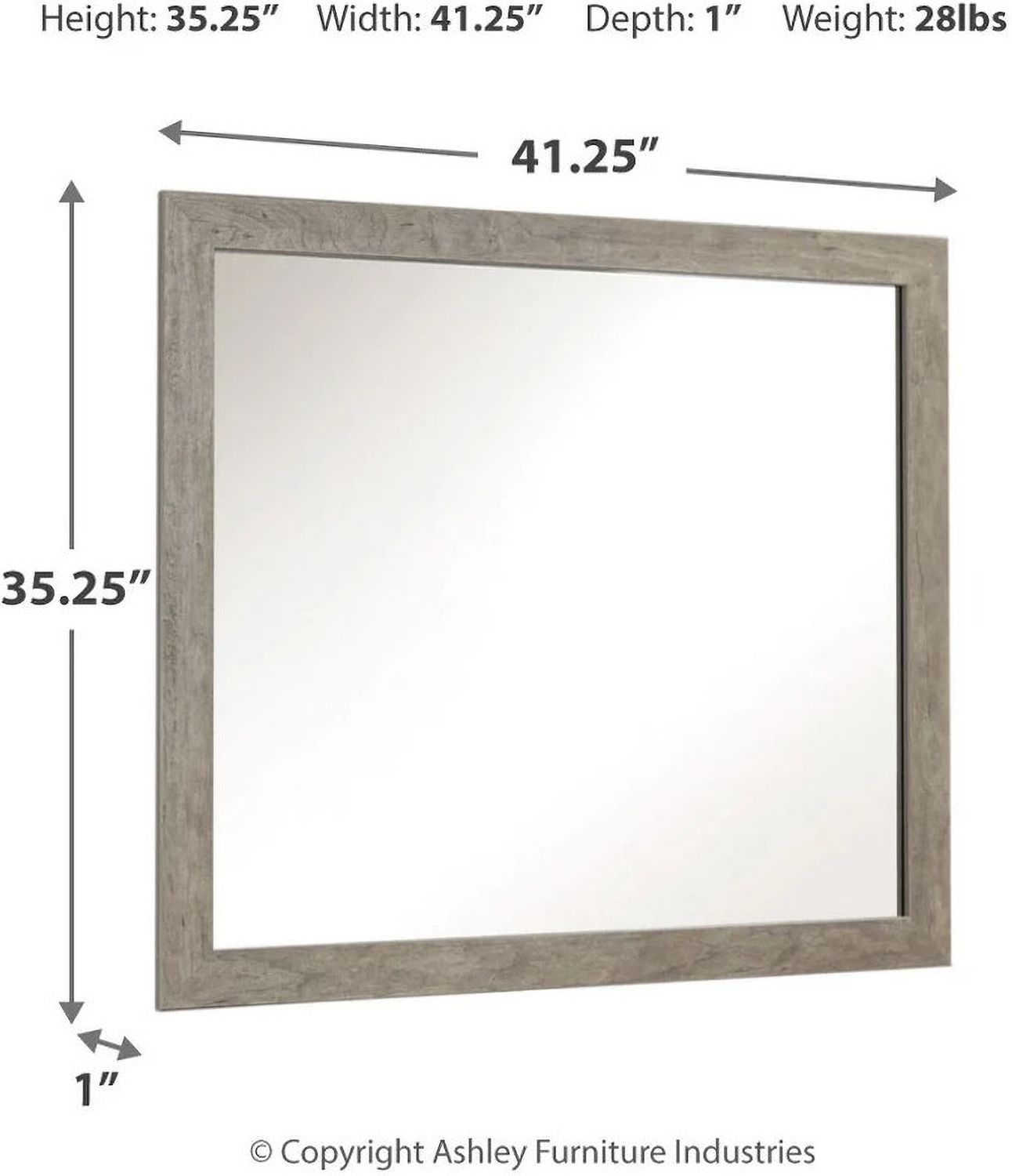 Culverbach Gray Bedroom Mirror B07036