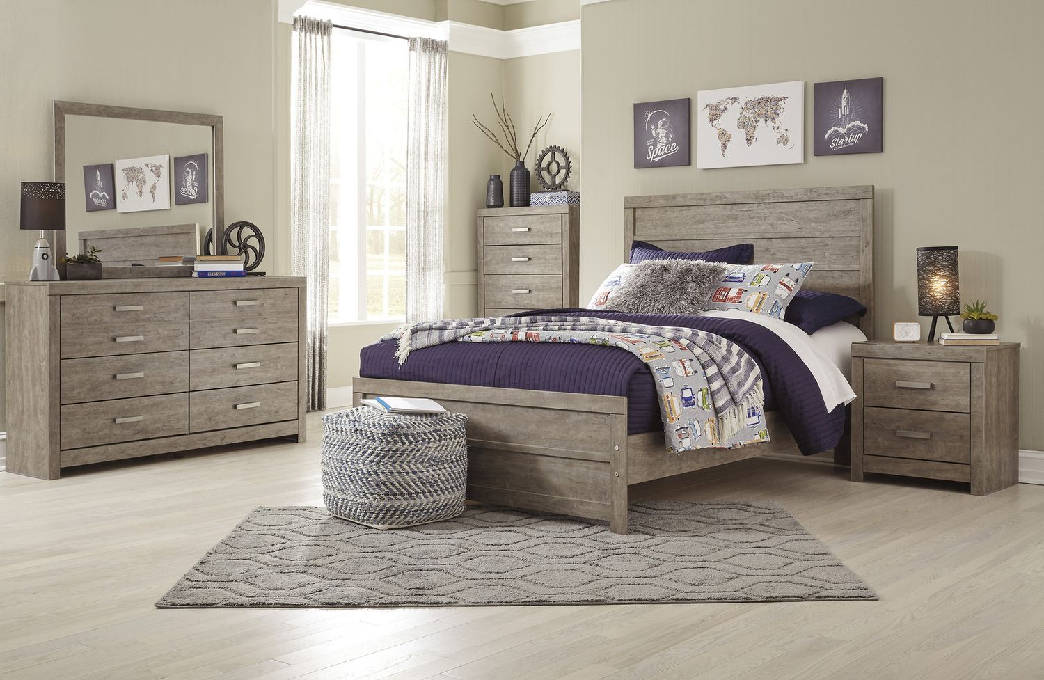 Culverbach Gray Bedroom Mirror B07036