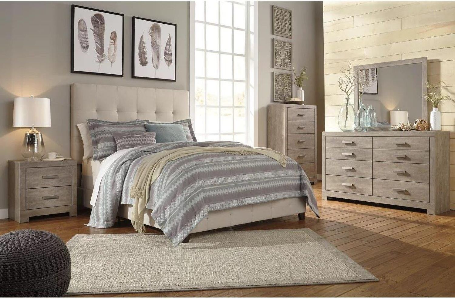 Culverbach Gray 5 Drawer Chest B07046