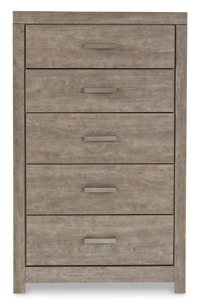 Culverbach Gray 5 Drawer Chest B07046