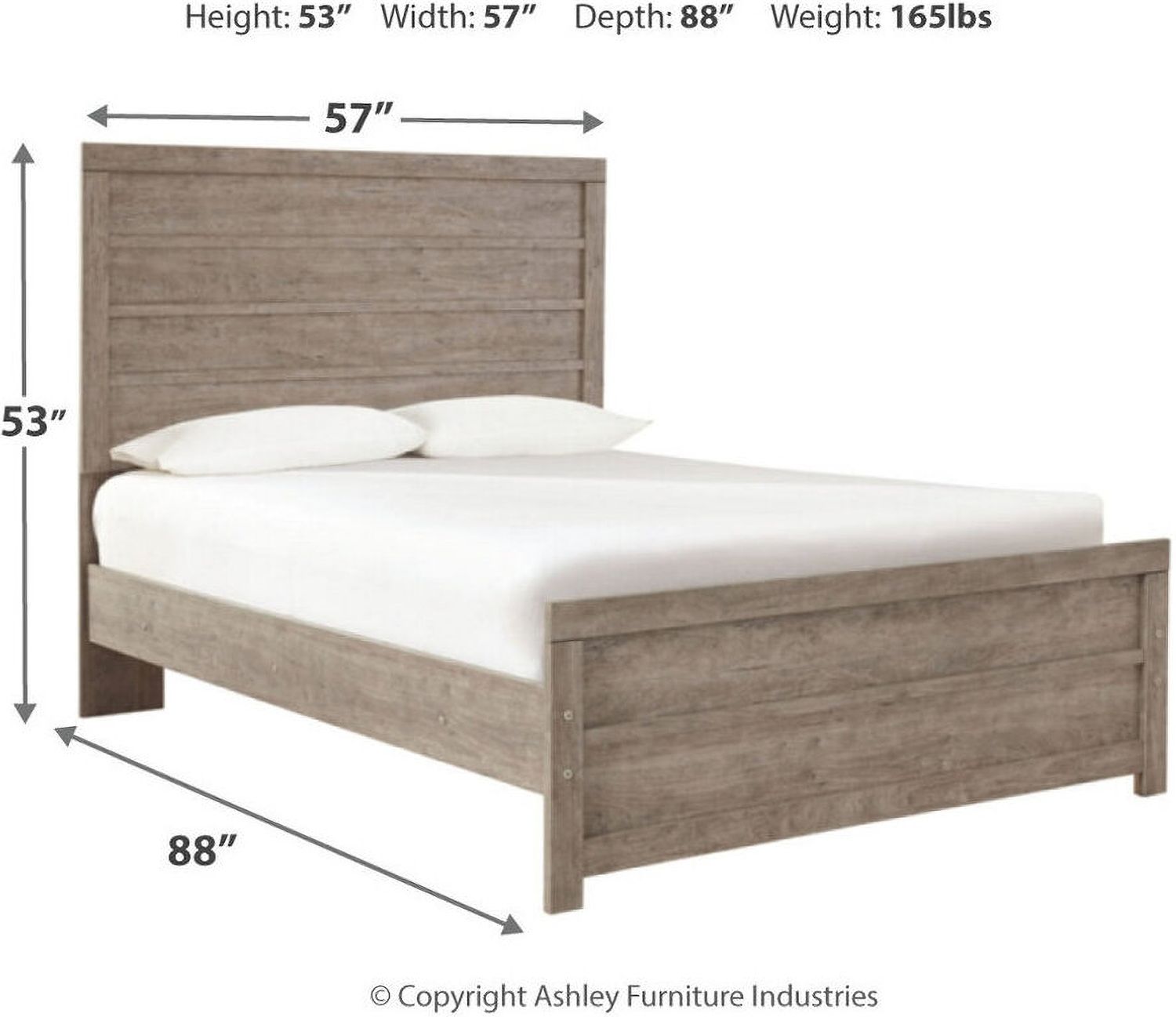 Culverbach Gray Full Panel Bed B070B3