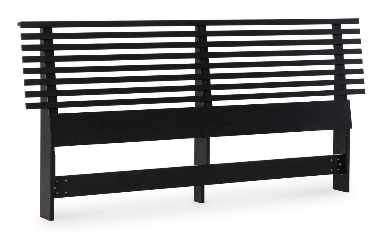 Danziar Black Queen Slat Headboard Only B1013157