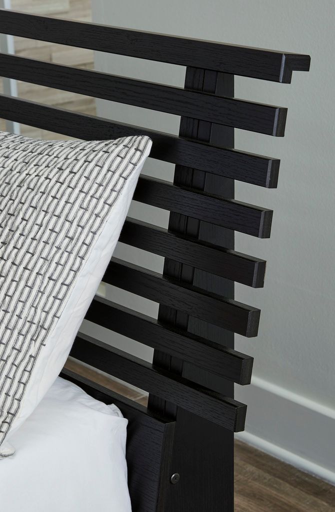 Danziar Black Queen Slat Headboard Only B1013157