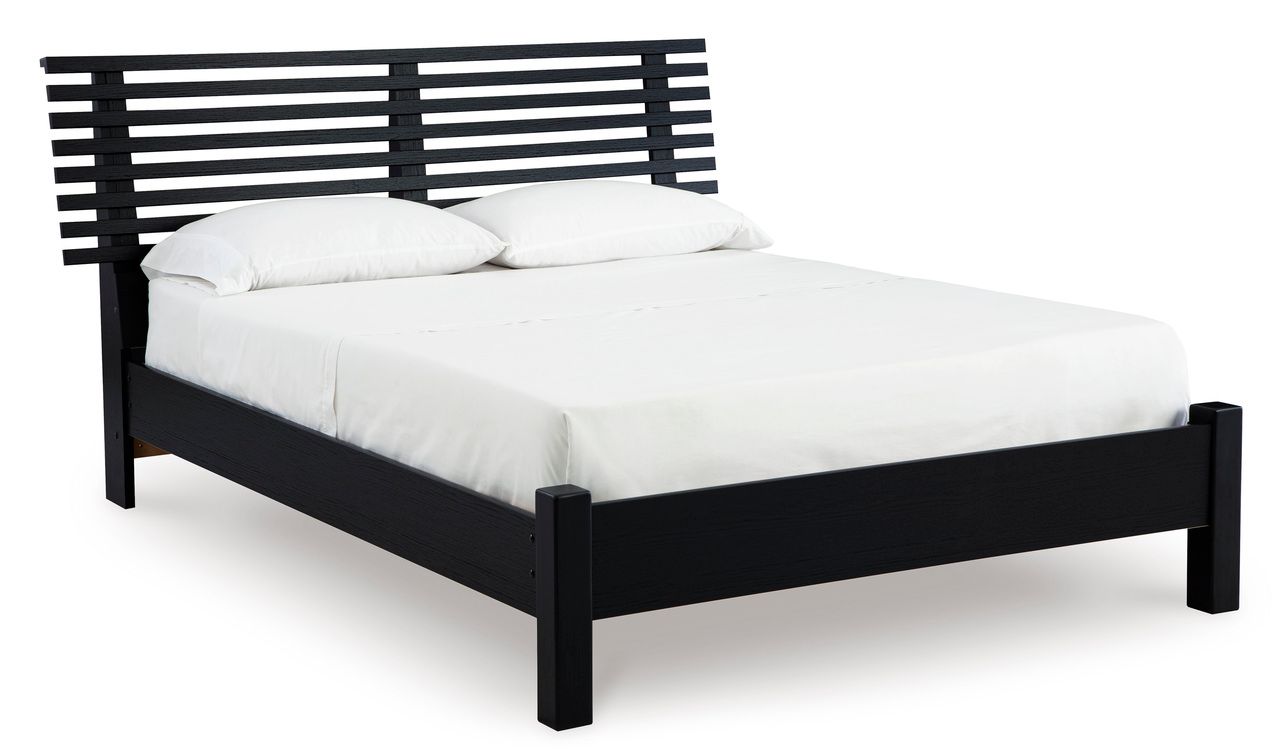 Danziar Black Queen Slat Headboard Only B1013157