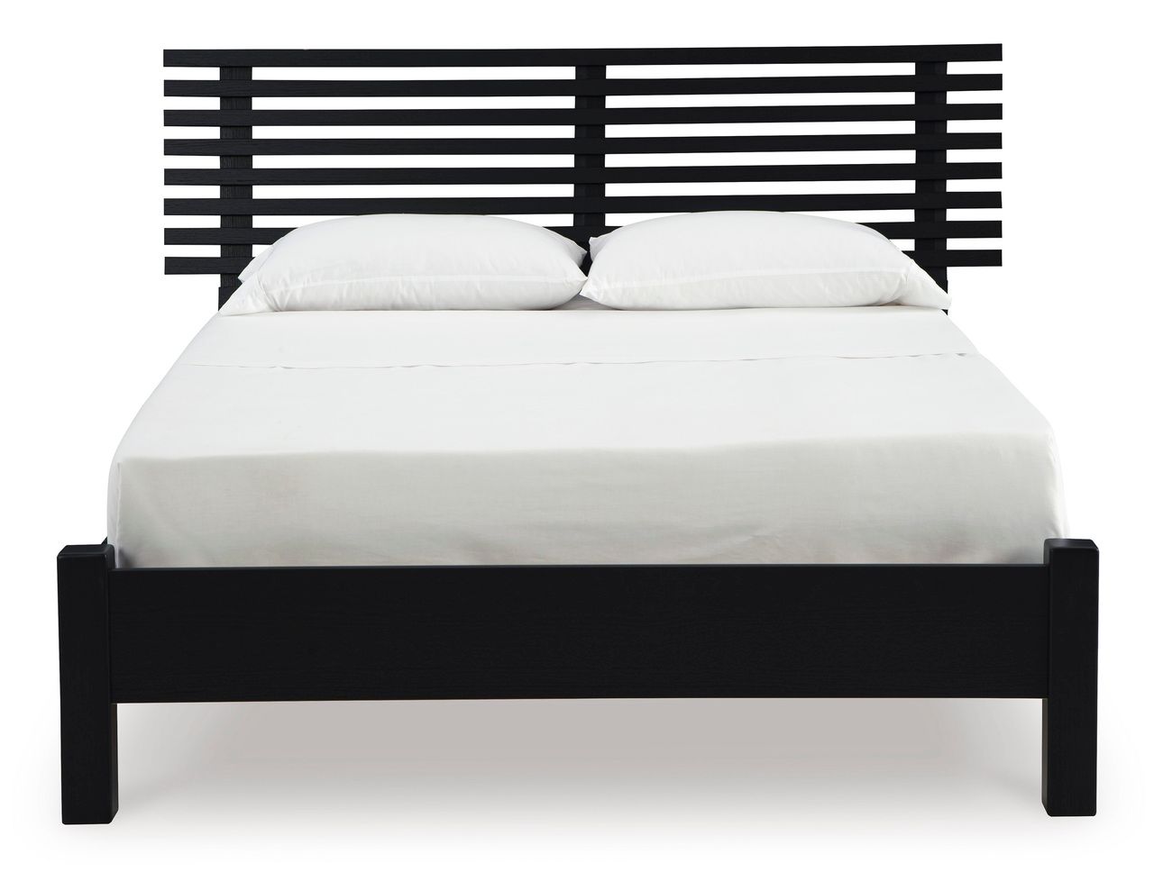 Danziar Black Queen Slat Headboard Only B1013157