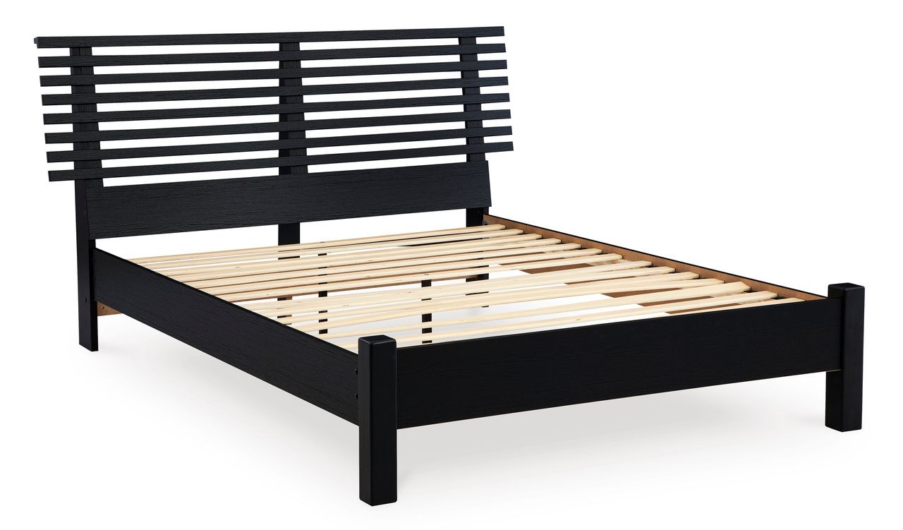Danziar Black Queen Slat Headboard Only B1013157