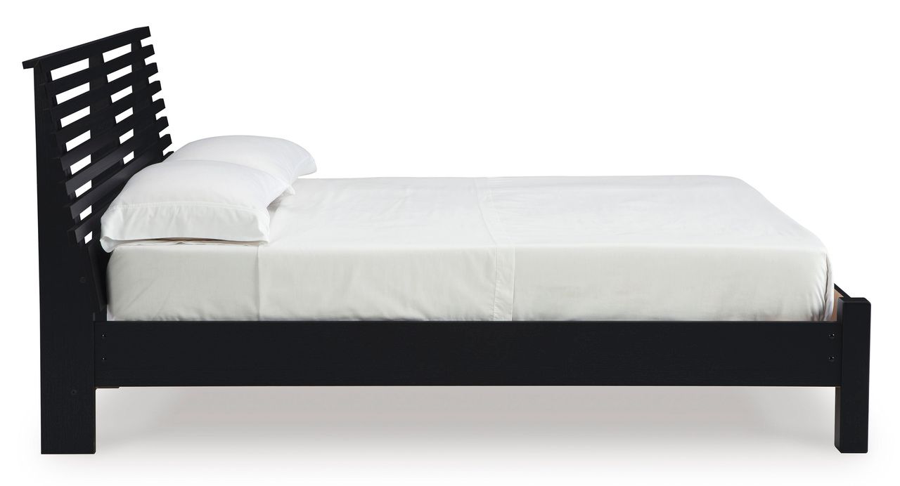 Danziar Black Queen Slat Headboard Only B1013157