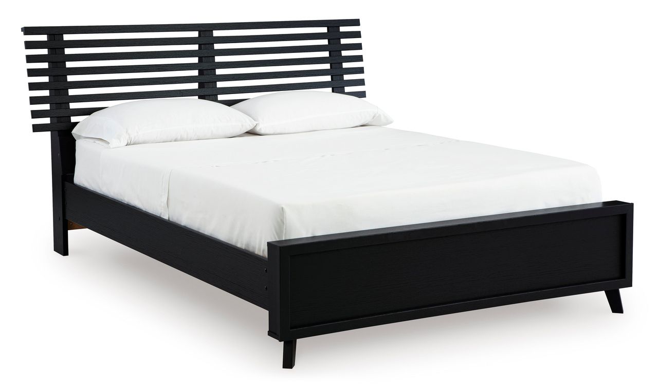 Danziar Black Queen Slat Headboard Only B1013157