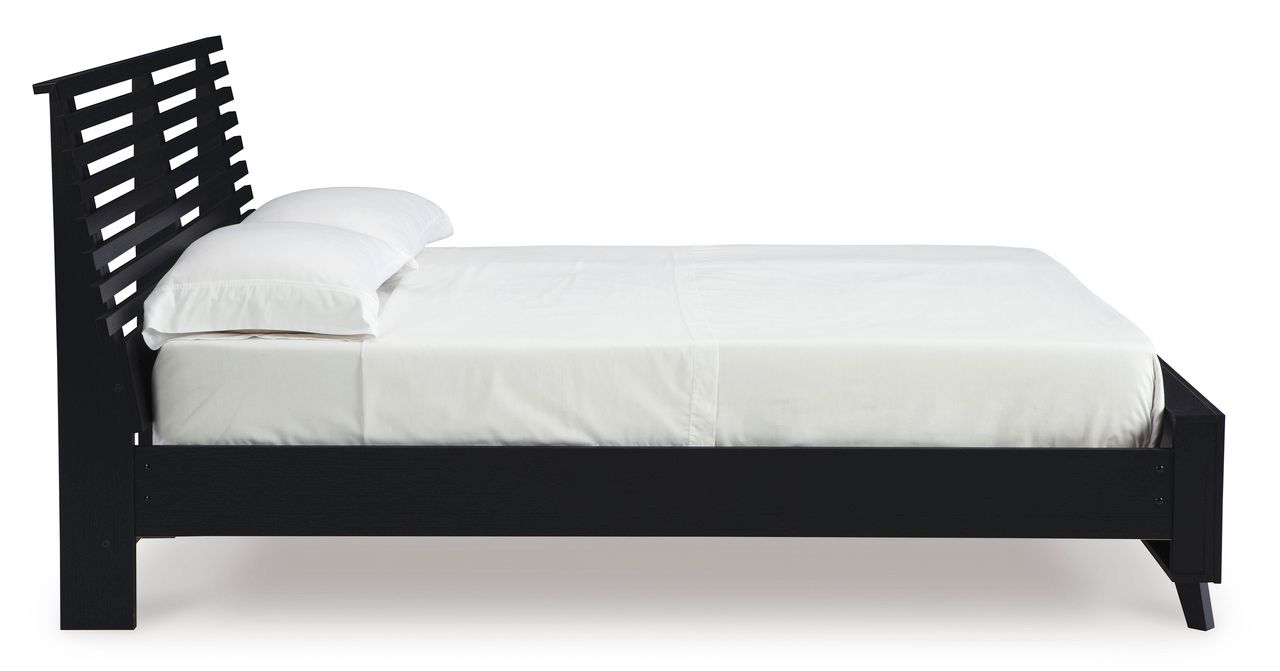 Danziar Black Queen Slat Headboard Only B1013157