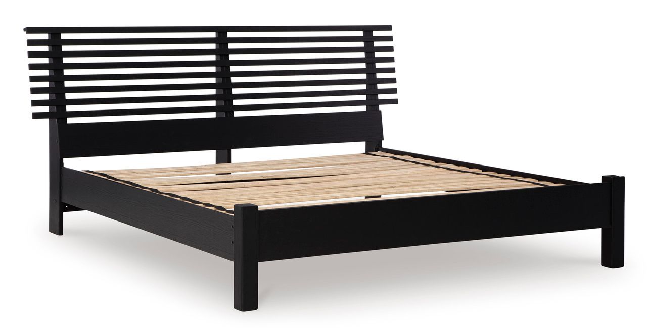 Danziar Black King Slat Headboard Only B1013158