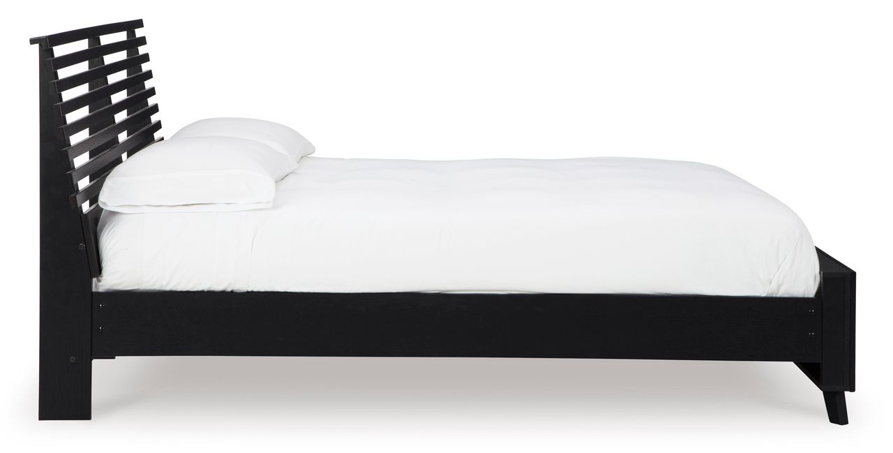 Danziar Black King Slat Headboard Only B1013158