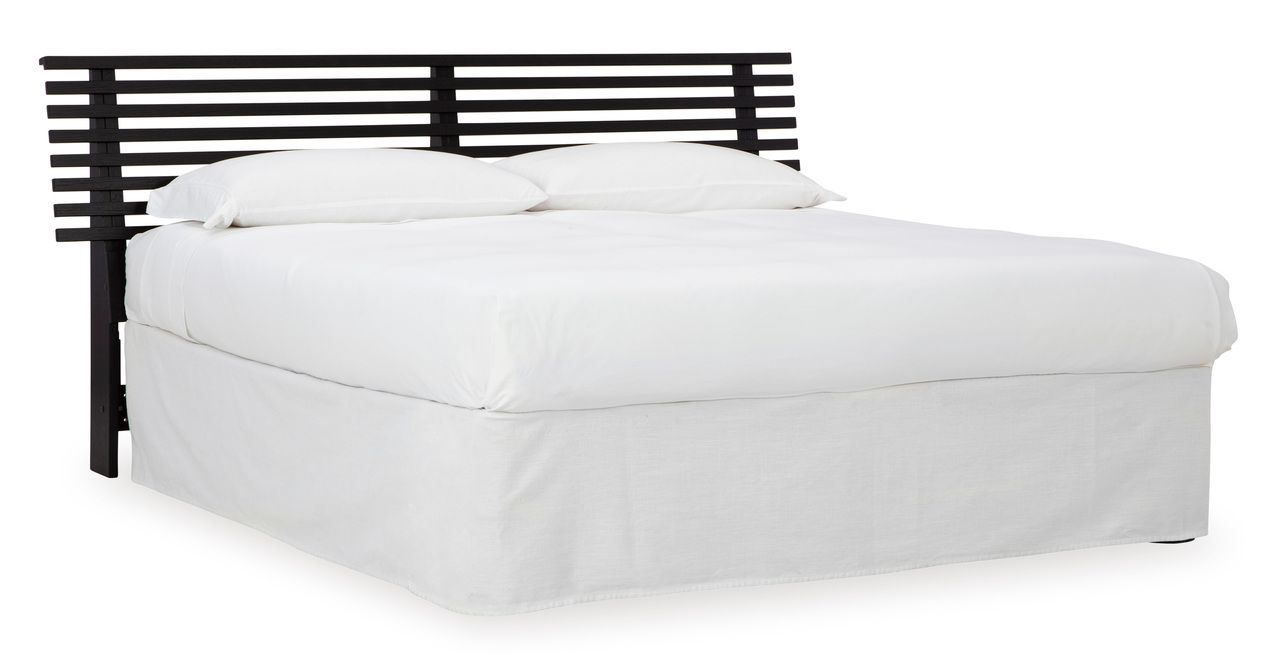 Danziar Black King Slat Headboard Only B1013158