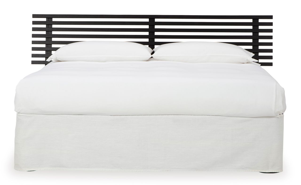 Danziar Black King Slat Headboard Only B1013158
