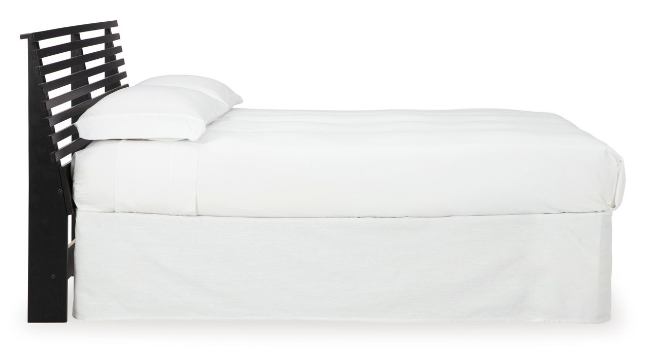 Danziar Black King Slat Headboard Only B1013158