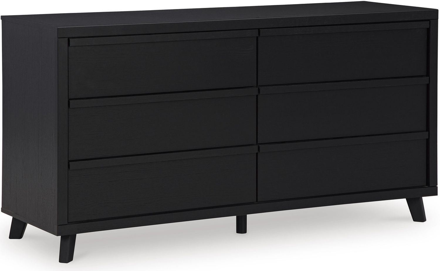 Danziar Black Six Drawer Dresser B1013231