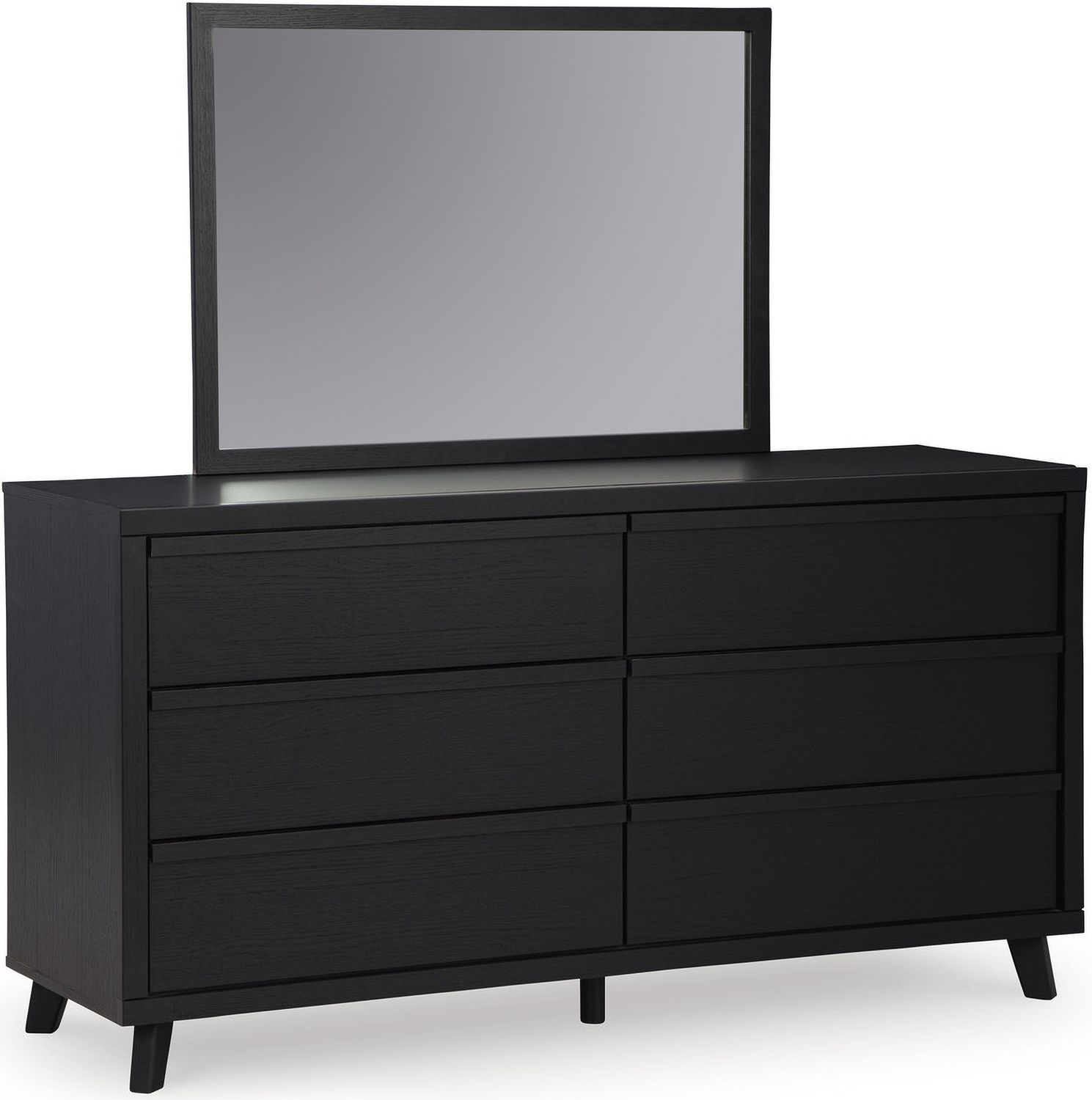 Danziar Black Six Drawer Dresser B1013231