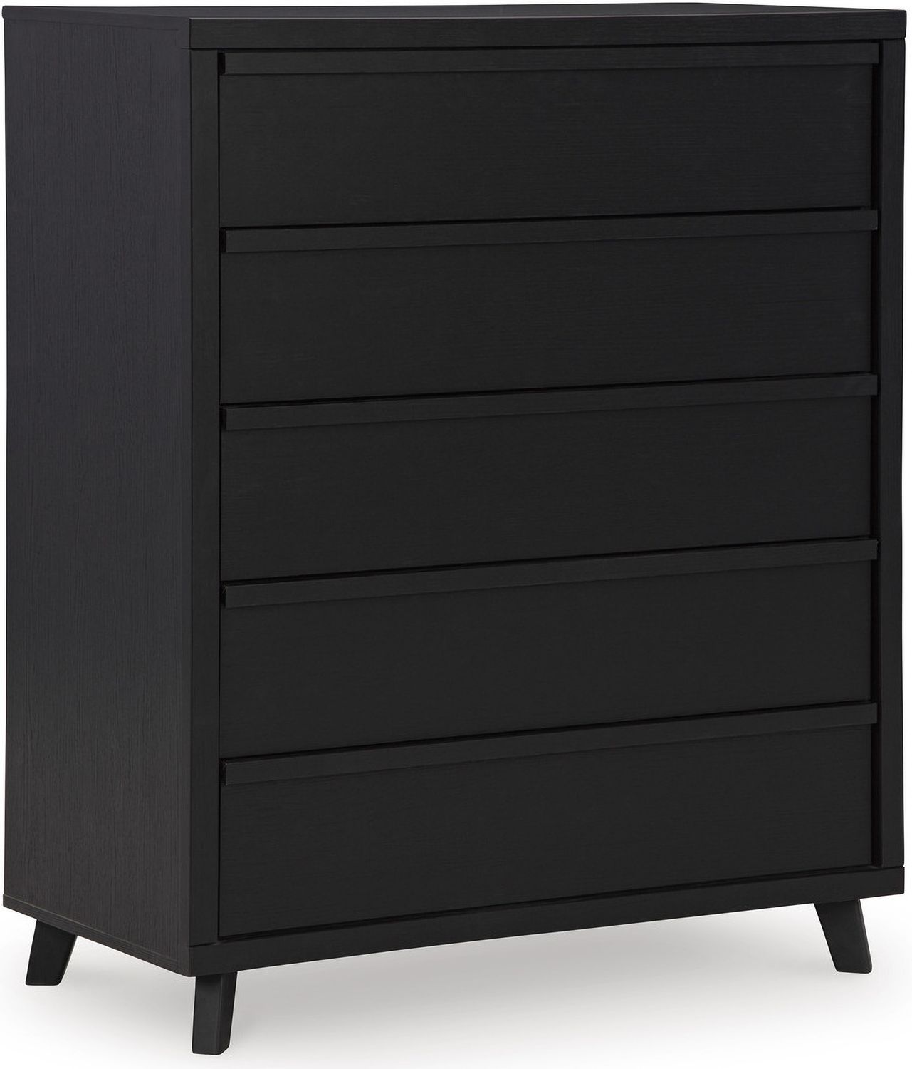 Danziar Black Five Drawer Chest B1013345