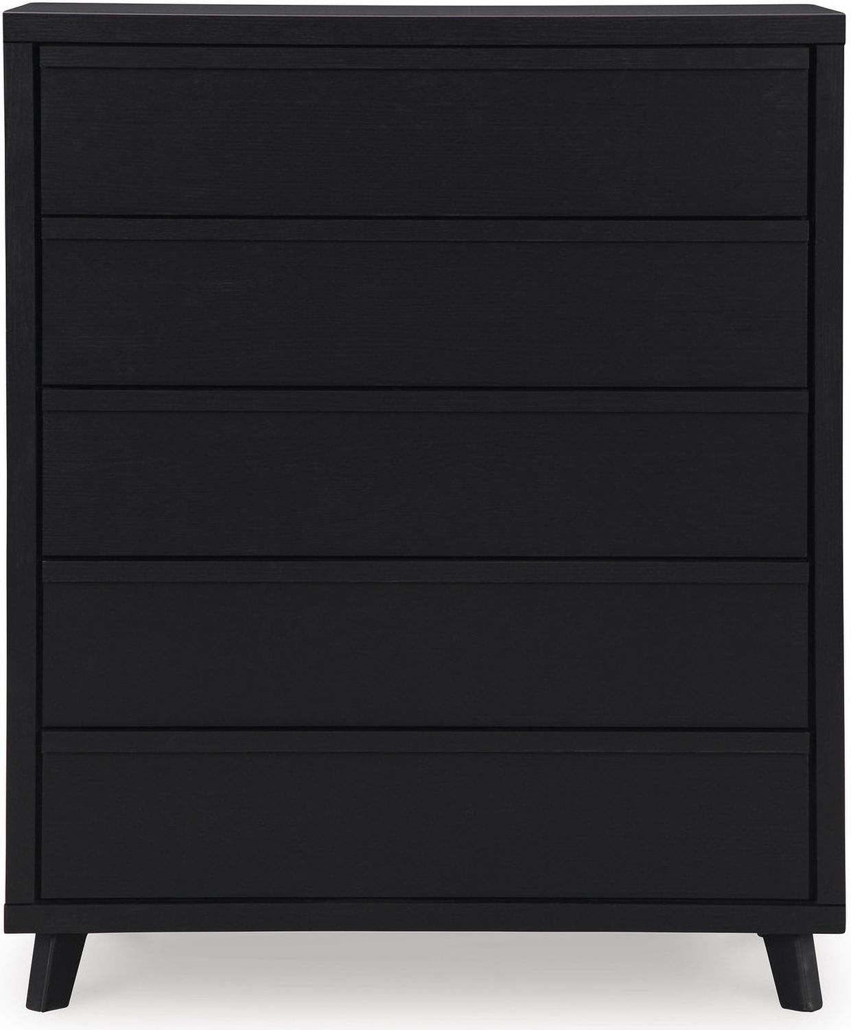 Danziar Black Five Drawer Chest B1013345