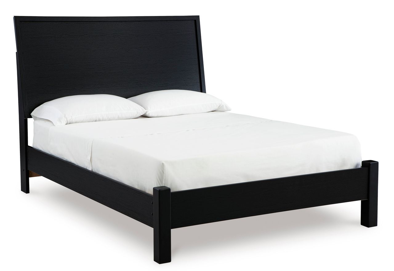 Danziar Black Queen Panel Headboard Only B101357