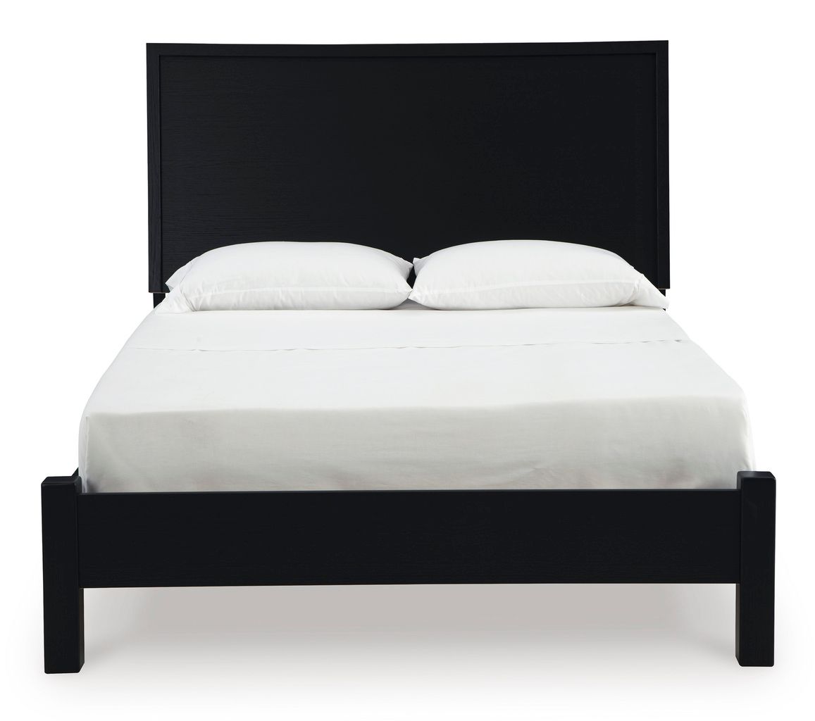 Danziar Black Queen Panel Headboard Only B101357