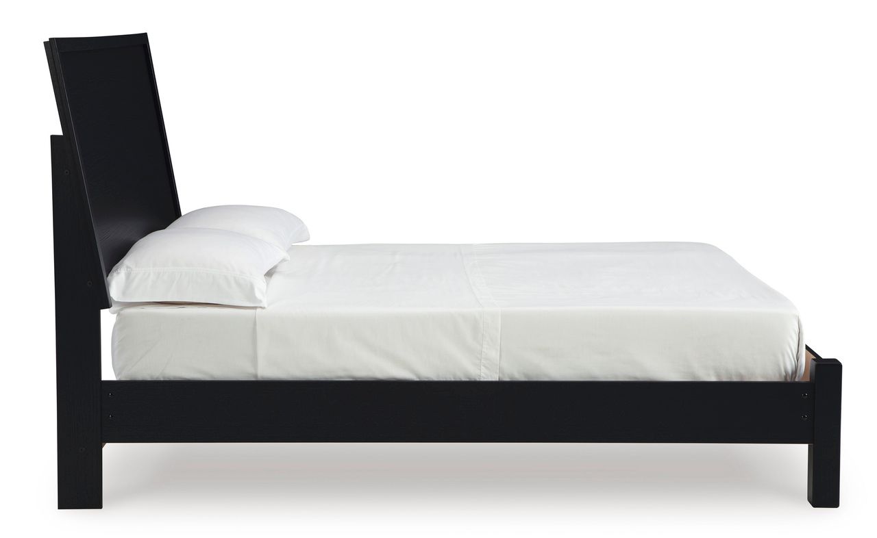 Danziar Black Queen Panel Headboard Only B101357