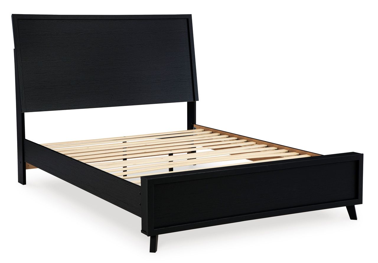 Danziar Black Queen Panel Headboard Only B101357