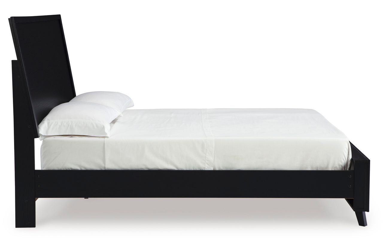 Danziar Black Queen Panel Headboard Only B101357