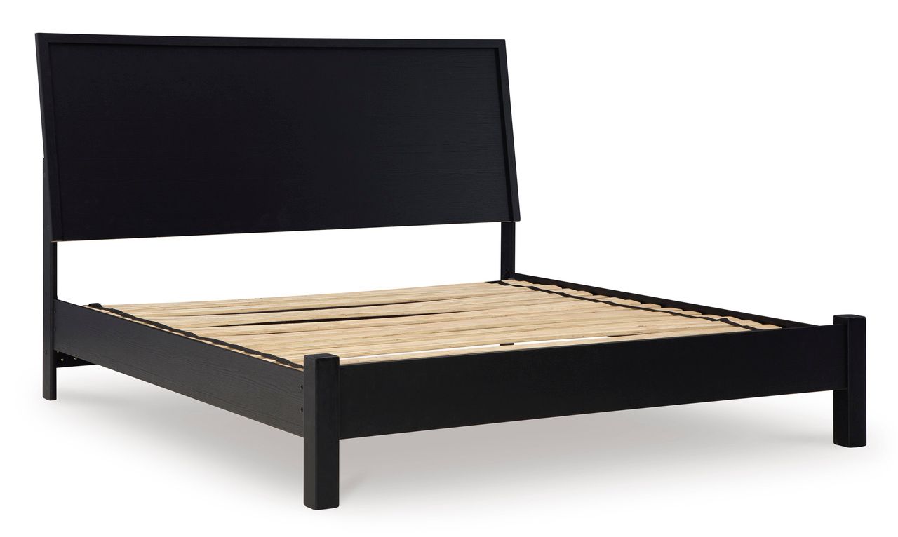 Danziar Black King Panel Headboard Only B101358