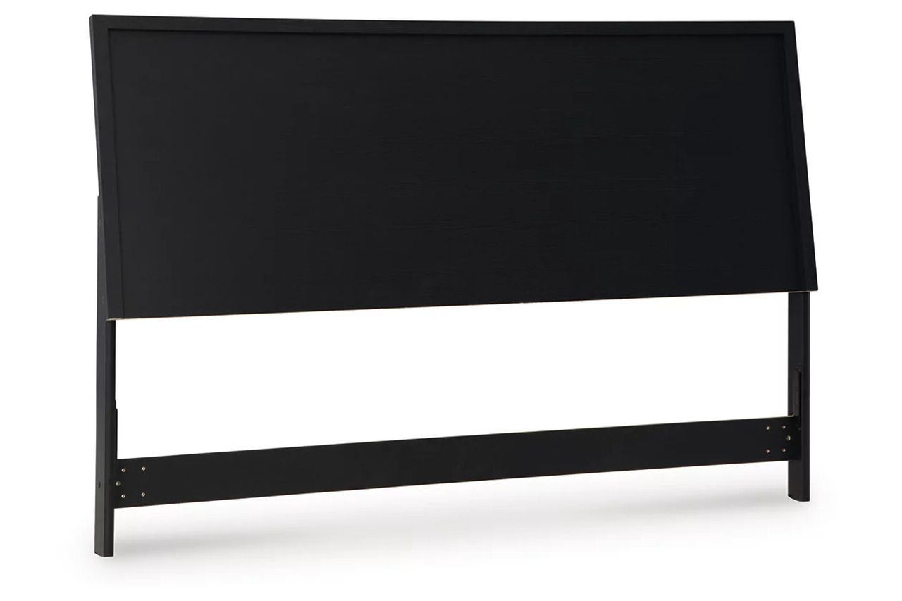 Danziar Full Panel Headboard In Black B101387