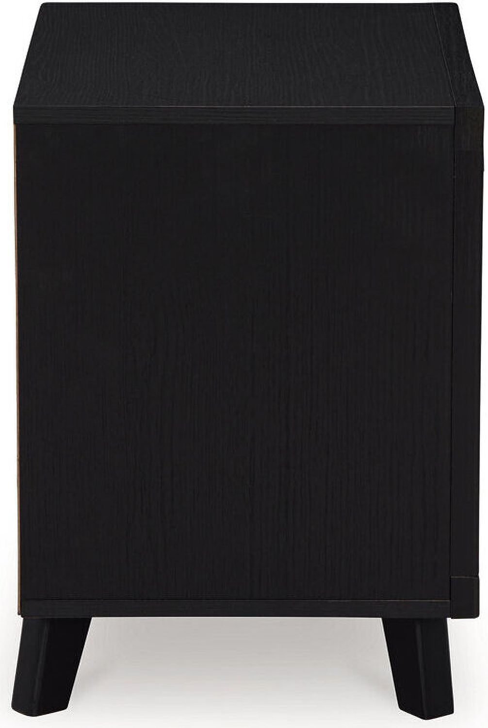 Danziar Black Two Drawer Night Stand B101392