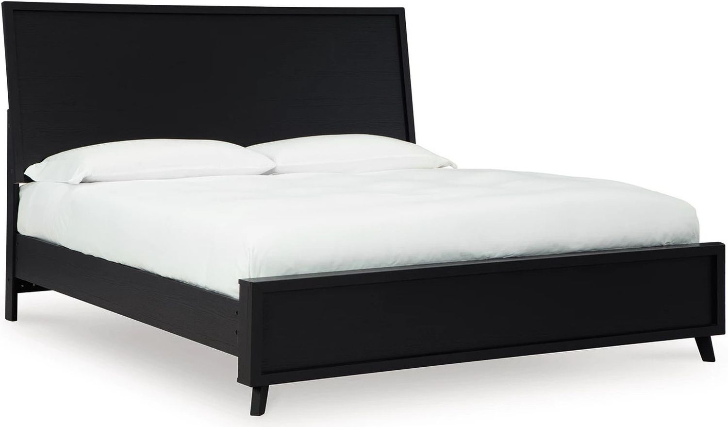 Danziar Queen Panel Bed In Black B1013B2