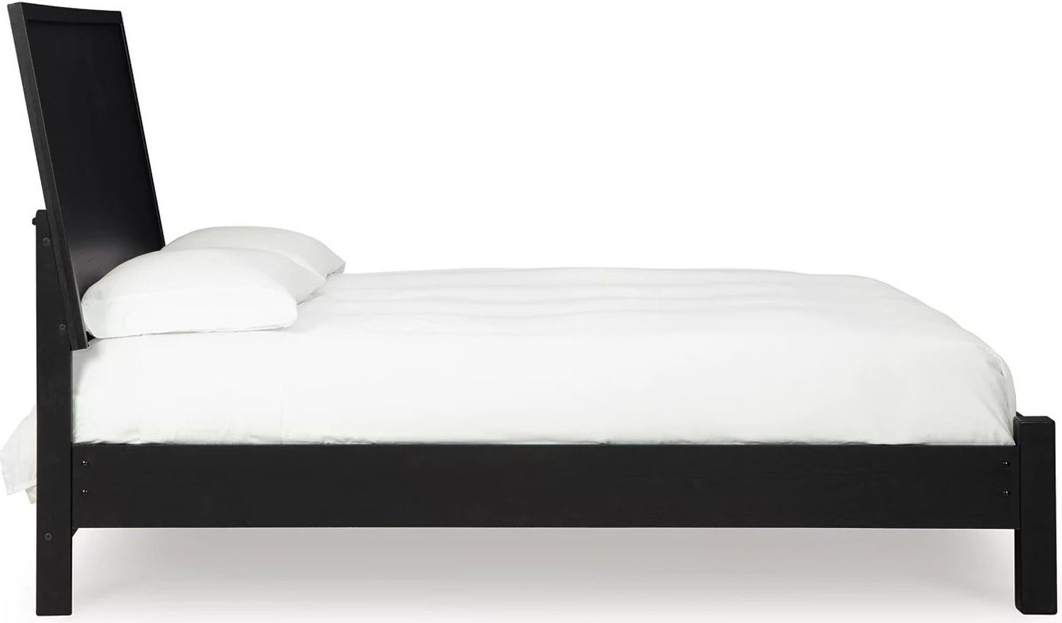 Danziar Queen Panel Bed In Black B1013B5