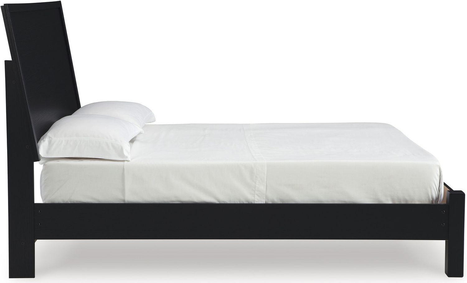 Danziar Queen Panel Bed In Black B1013B5