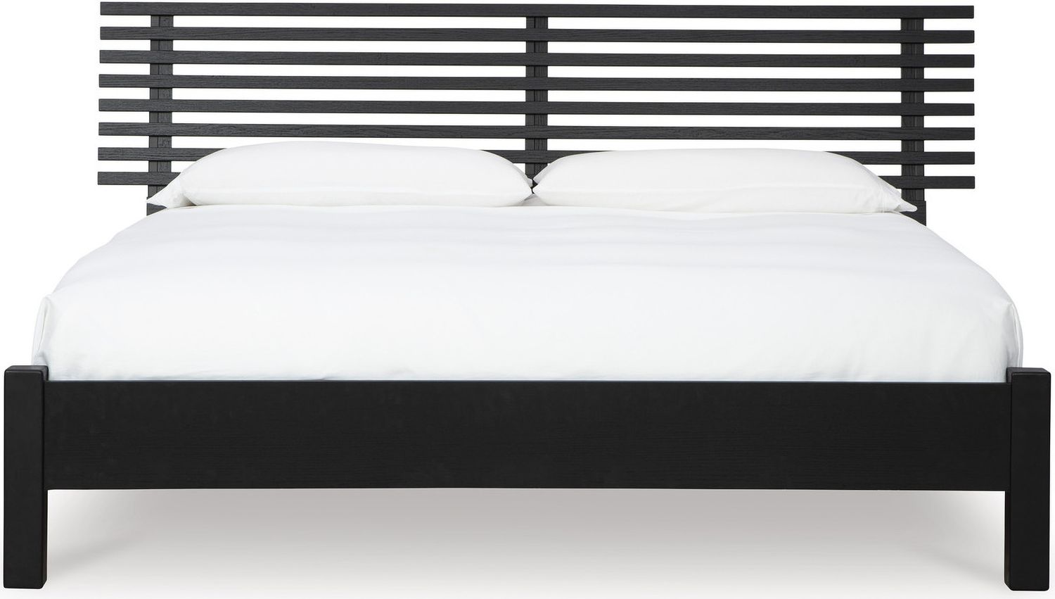 Danziar King Slat Panel Bed In Black B1013B6