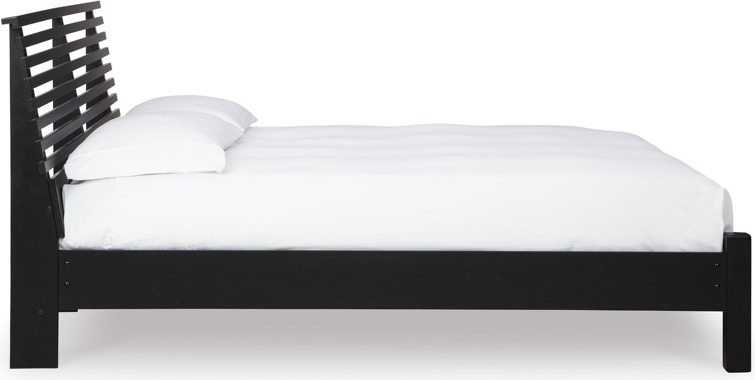 Danziar King Slat Panel Bed In Black B1013B6