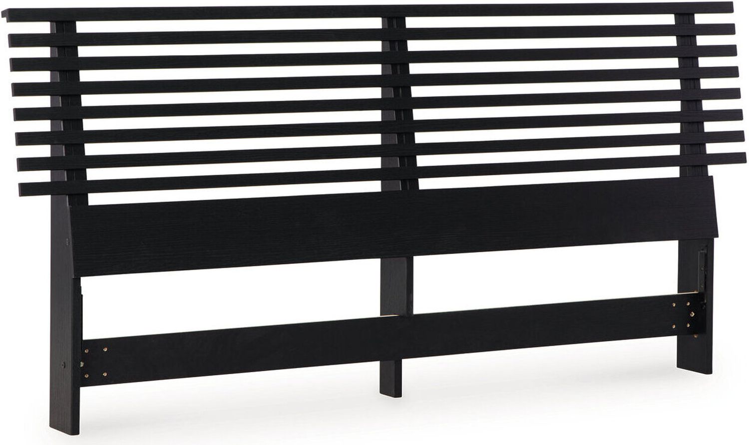Danziar King Slat Panel Bed In Black B1013B6