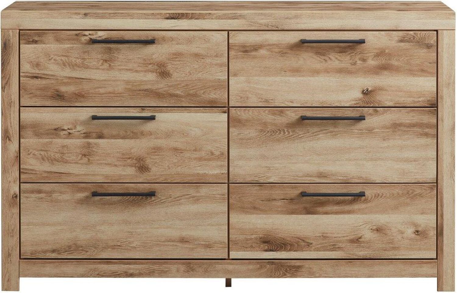 Hyanna Tan Six Drawer Dresser B105031