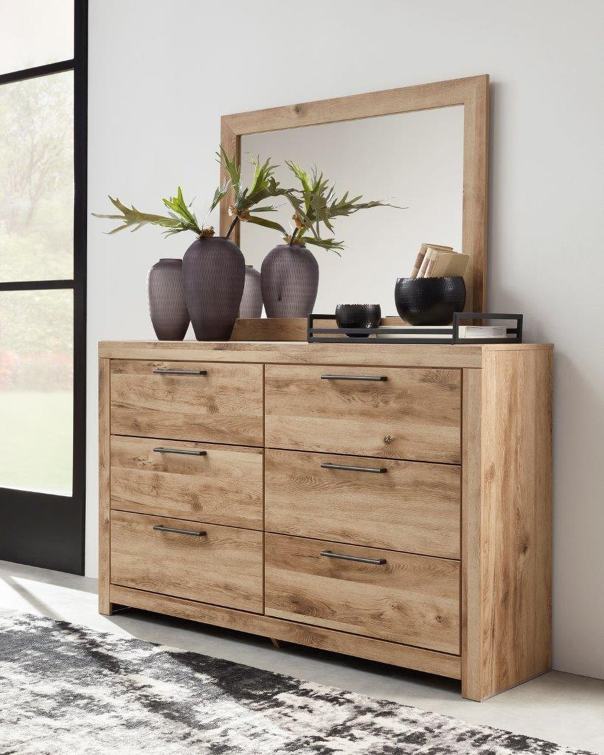Hyanna Tan Six Drawer Dresser B105031