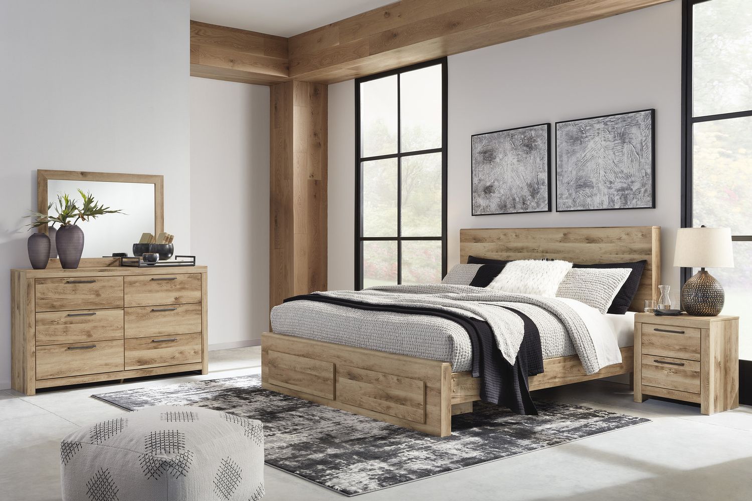 Hyanna Tan Six Drawer Dresser B105031