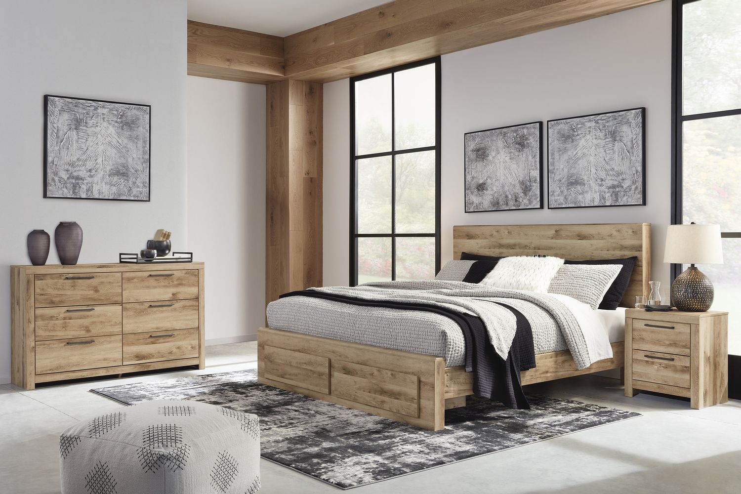 Hyanna Tan Six Drawer Dresser B105031