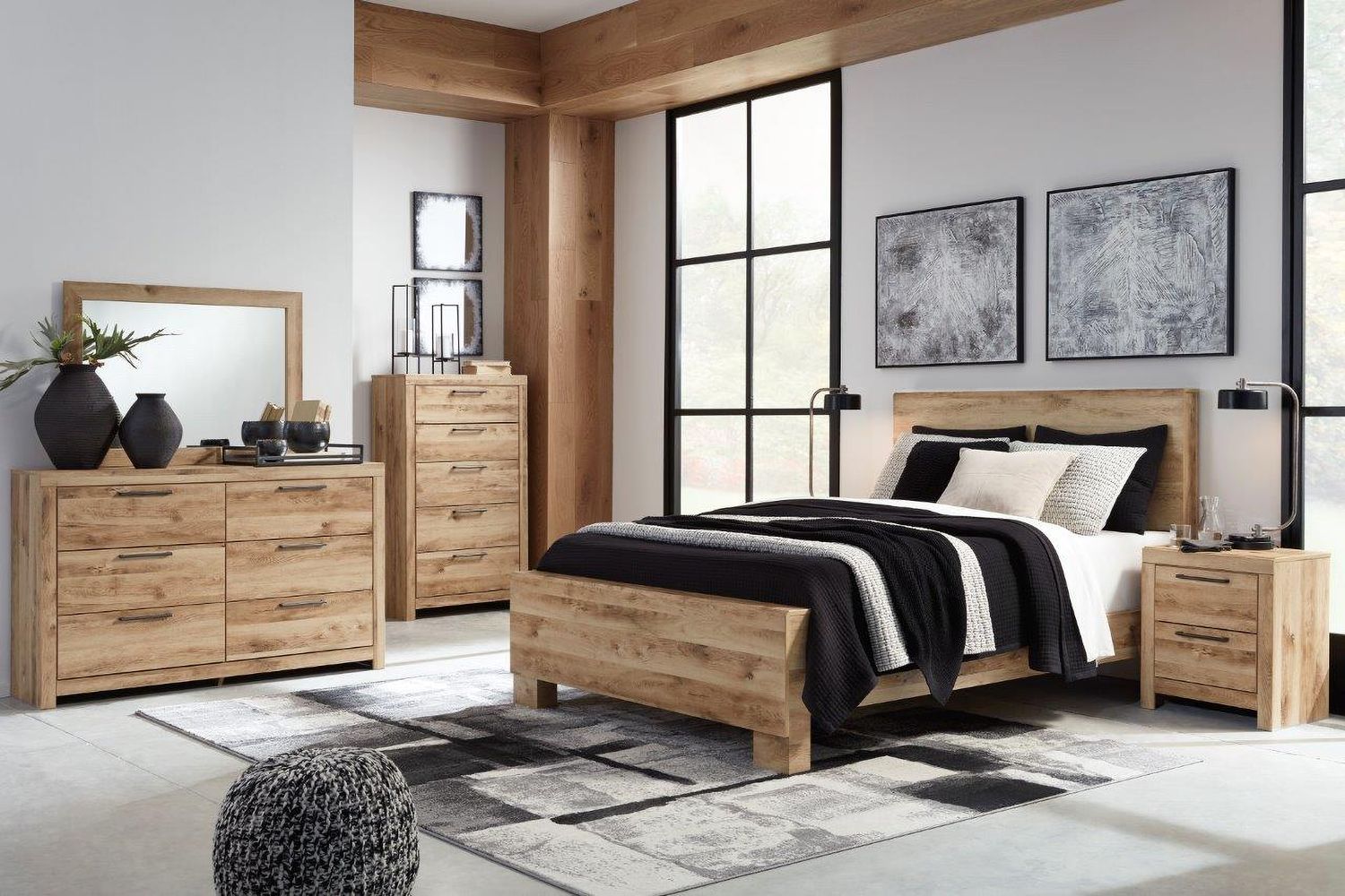 Hyanna Tan Bedroom Mirror B105036