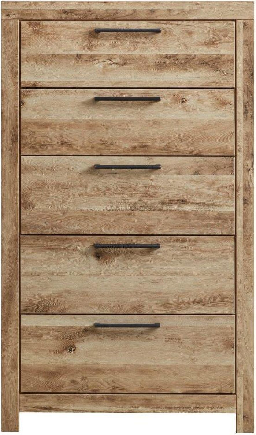 Hyanna Tan Five Drawer Chest B105046