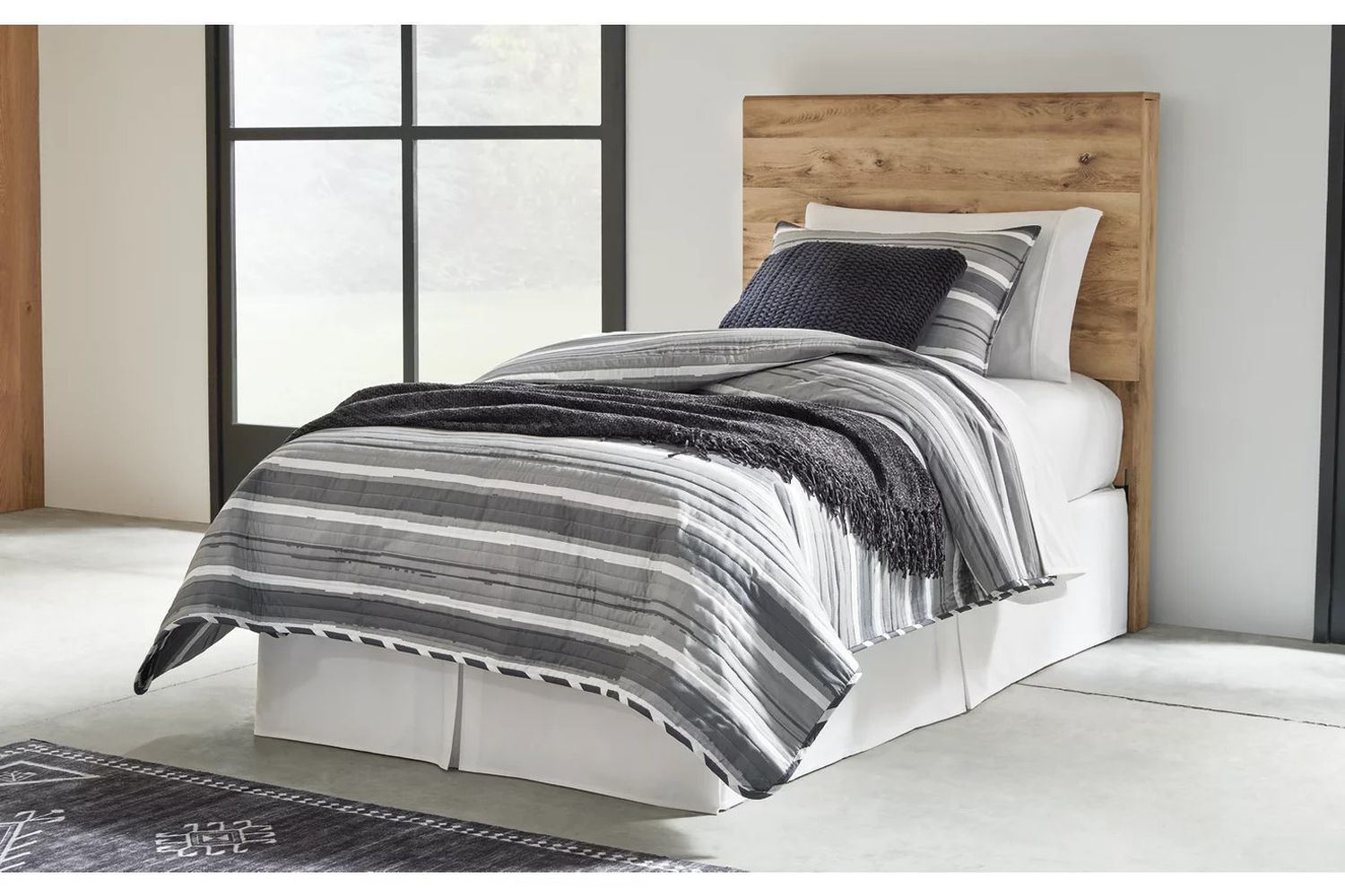 Hyanna Tan Brown Twin Panel Headboard Only B105053