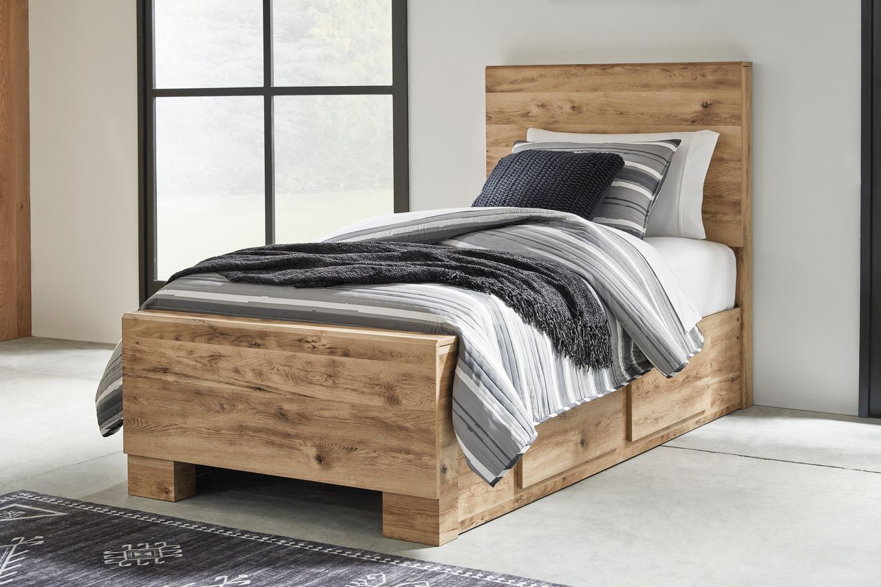 Hyanna Tan Brown Twin Panel Headboard Only B105053