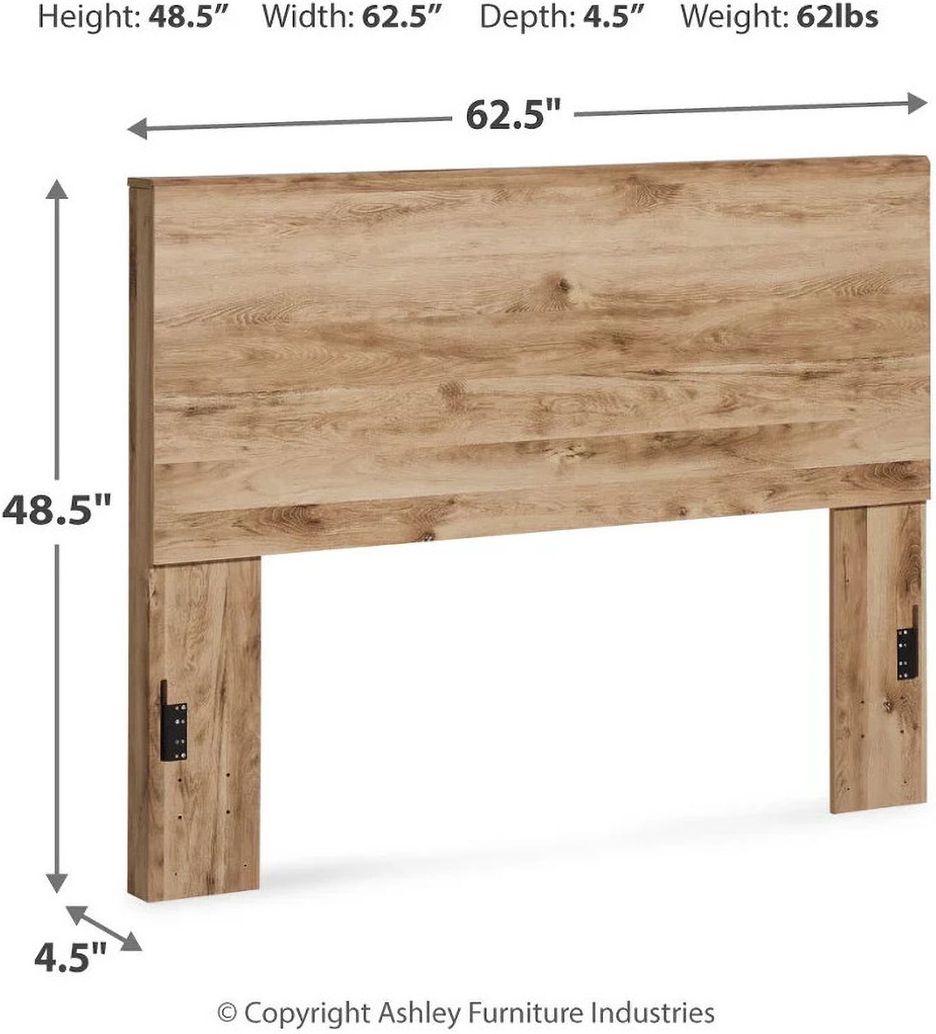 Hyanna Tan Brown Queen Panel Headboard Only B105057