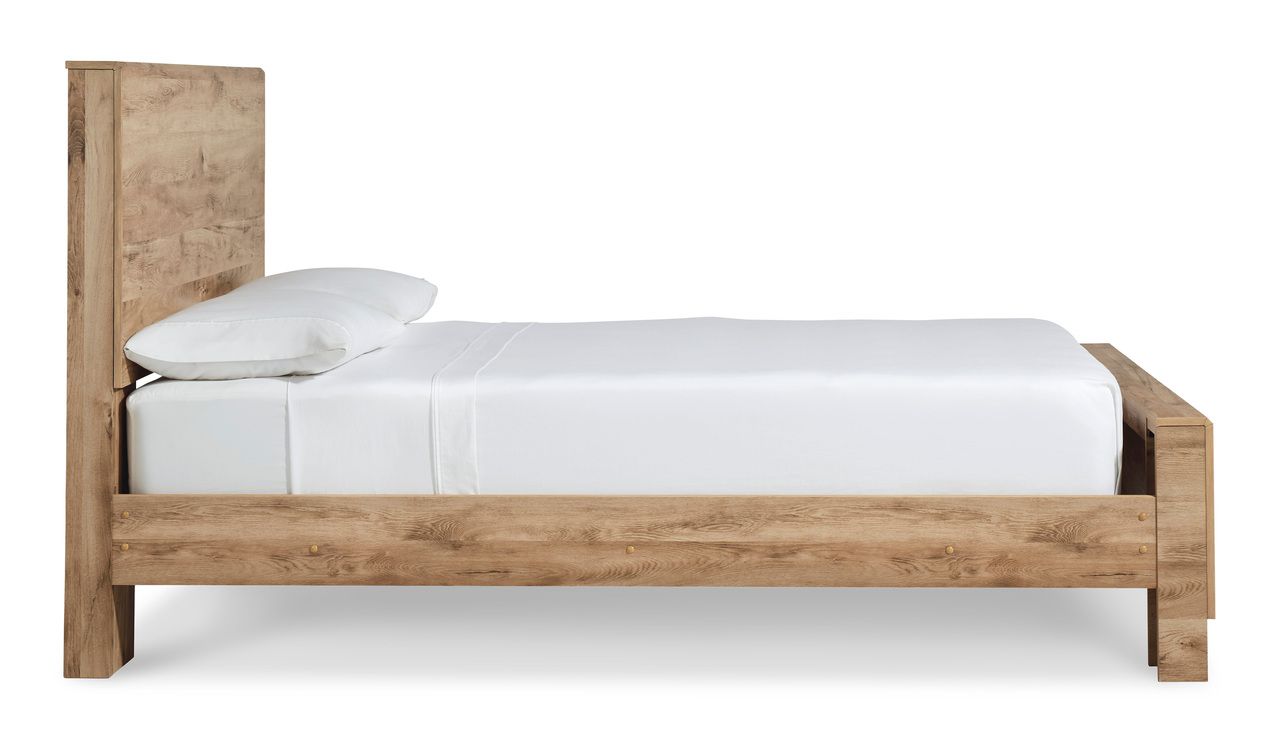 Hyanna Tan Brown Queen Panel Headboard Only B105057